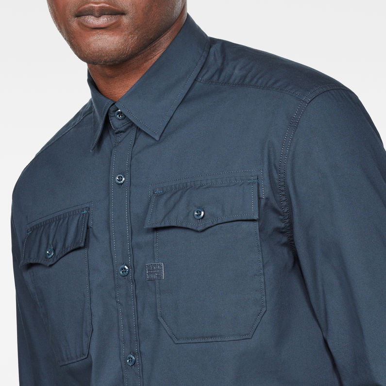 G-STAR® Landoh Shirt Bleu moyen