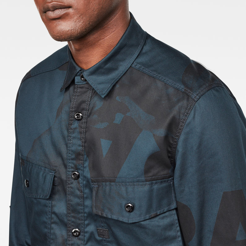G-STAR® Type C Straight Long Shirt Dark blue