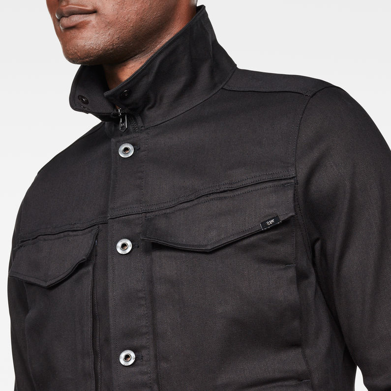 G-Star RAW® Vodan 3D Slim Jacket Black detail shot