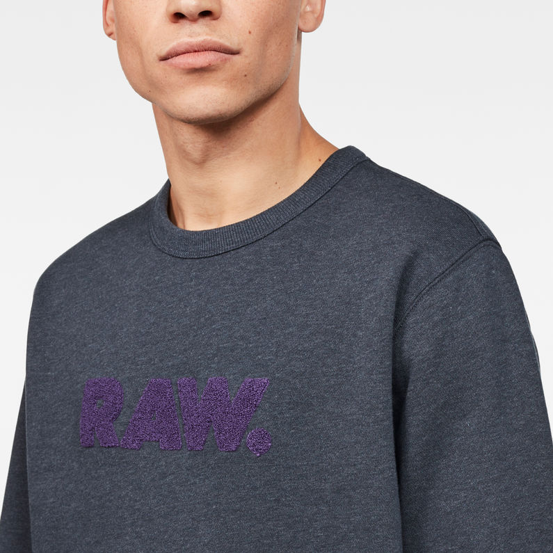 G-Star RAW® Hodin Sweater Grey detail shot