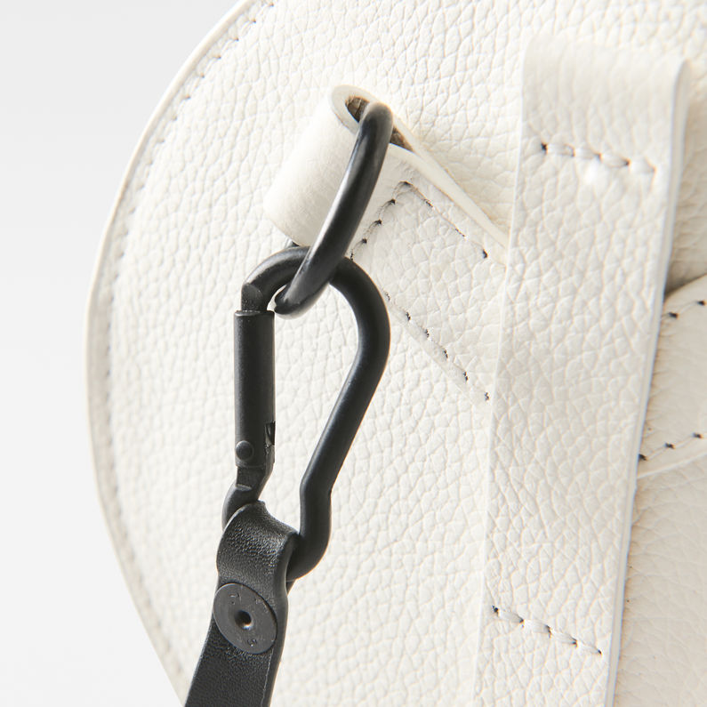 G-Star RAW® Mozoe Round Bag White detail shot