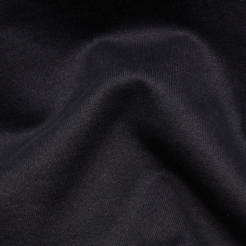 G-Star RAW® Ustra Boyfriend Funnel Sweater Black fabric shot