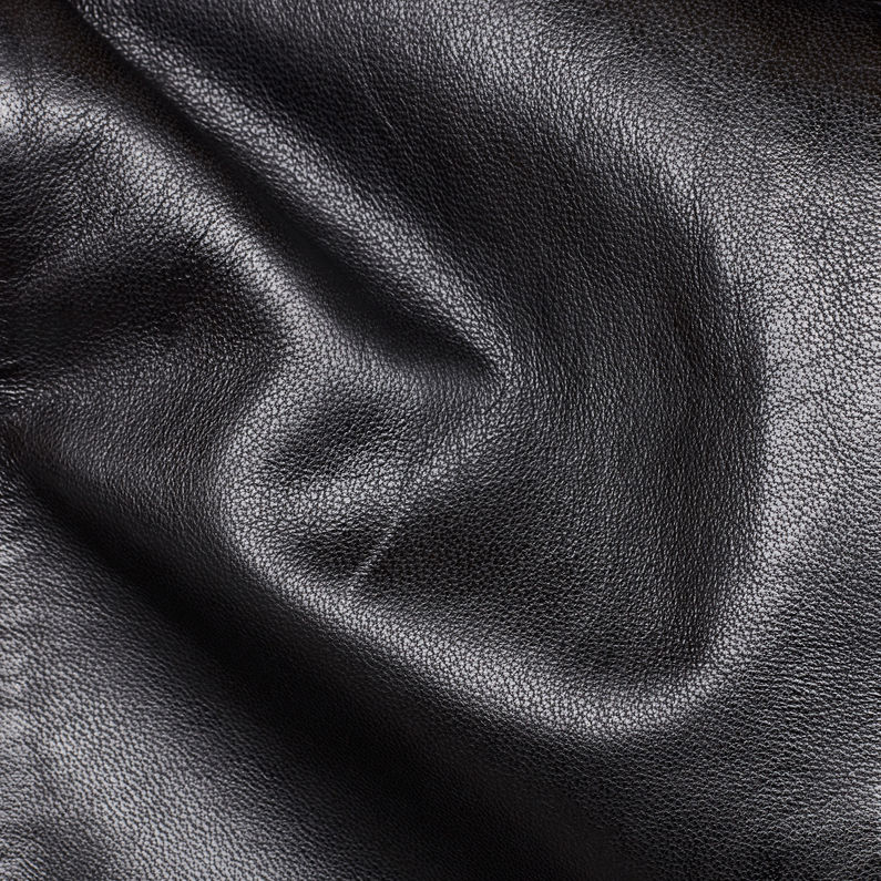 G-STAR® Hybrid Archive Slim Biker Jacket Black fabric shot