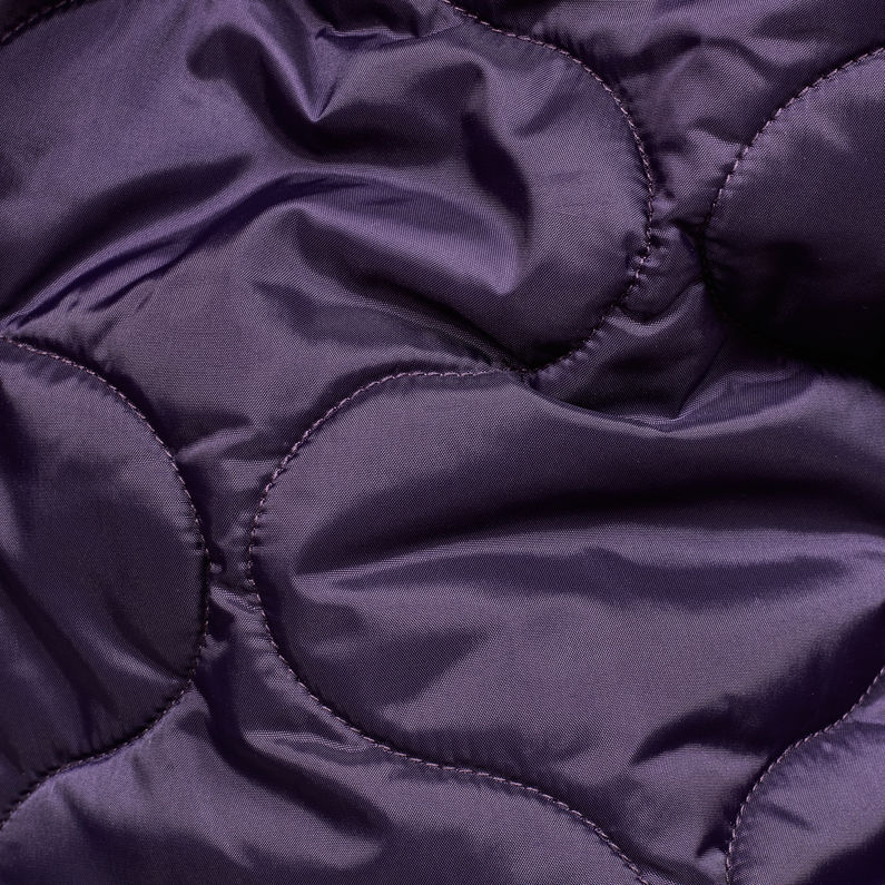 G-Star RAW® Meefic Bomber Overshirt Purple fabric shot