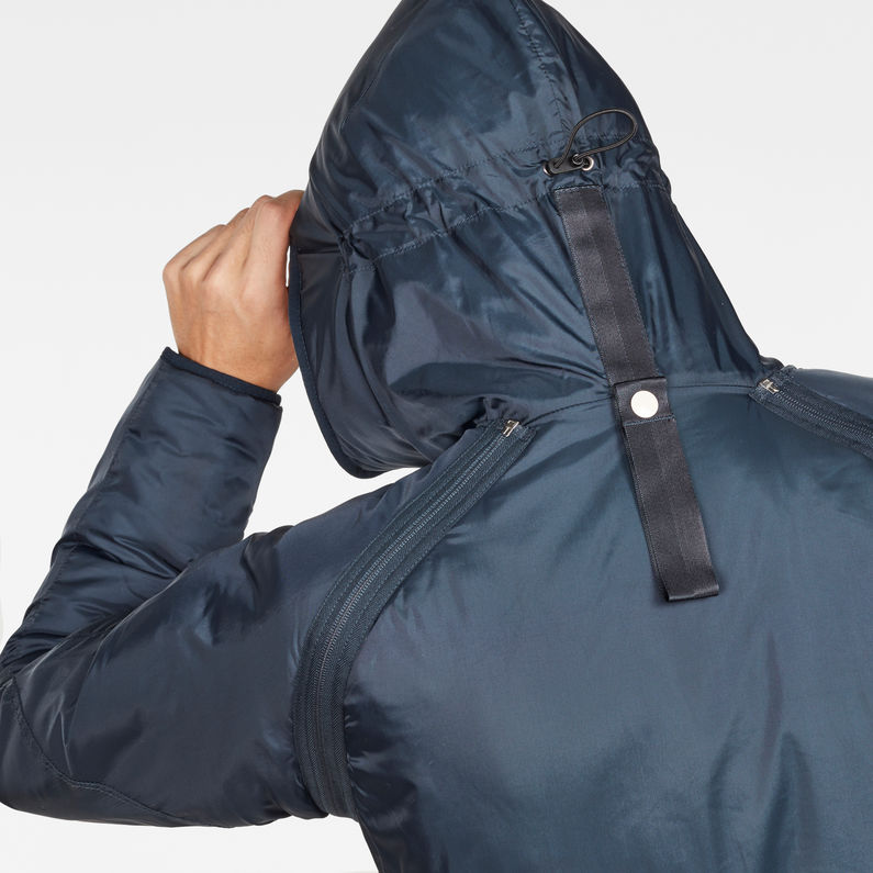 G-Star RAW® Strett Sport Padded Overshirt Medium blue detail shot
