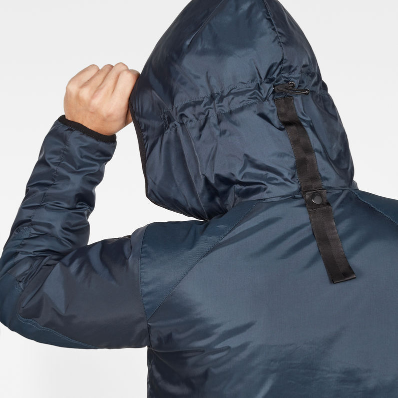 G-Star RAW® Strett Padded Overshirt Medium blue detail shot