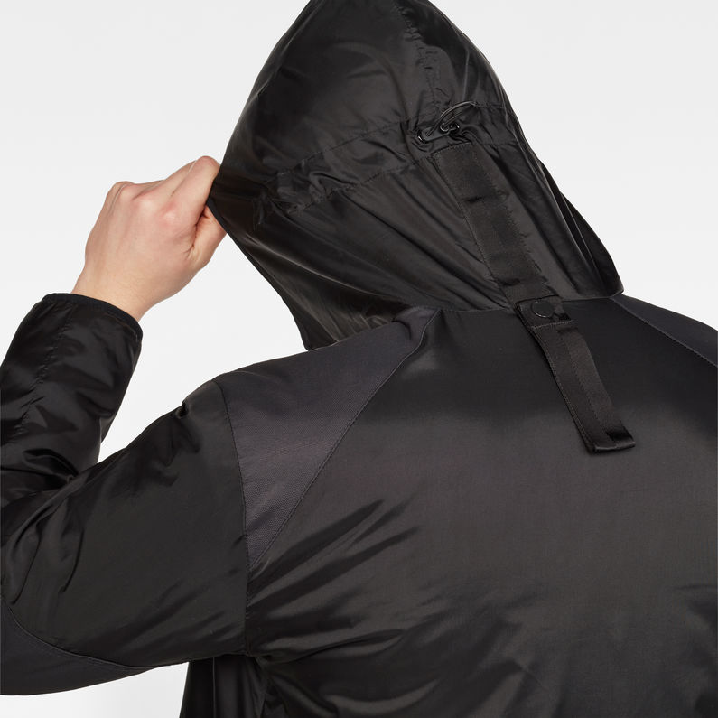 G-Star RAW® Strett Padded Overshirt Black detail shot