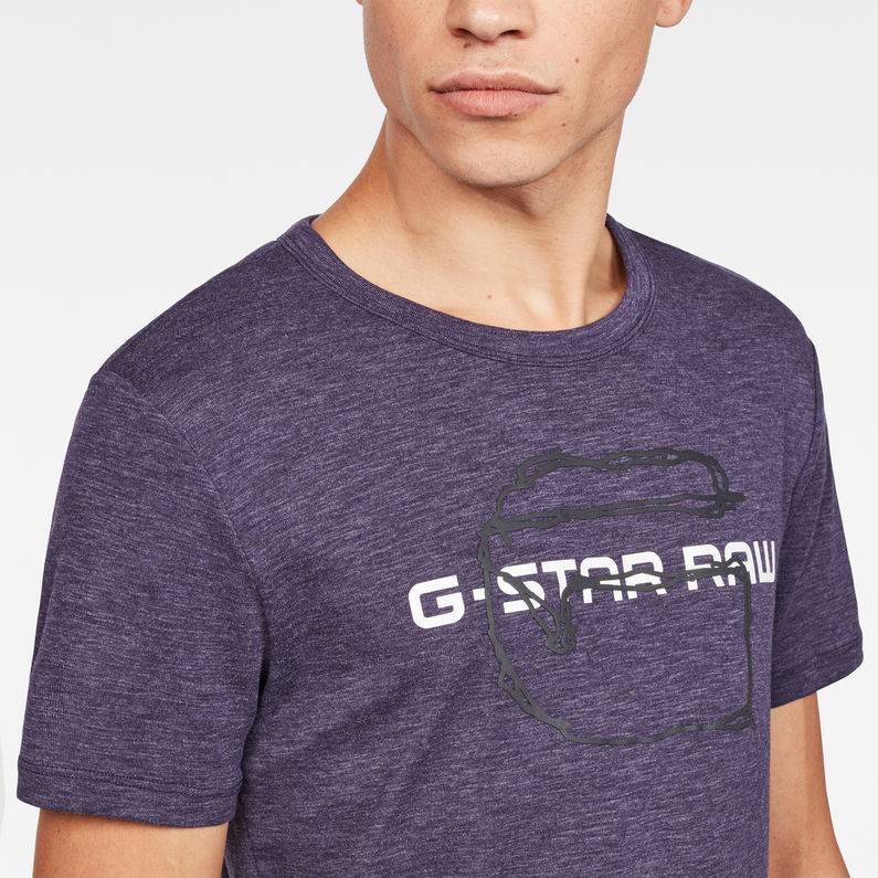 purple g star t shirt
