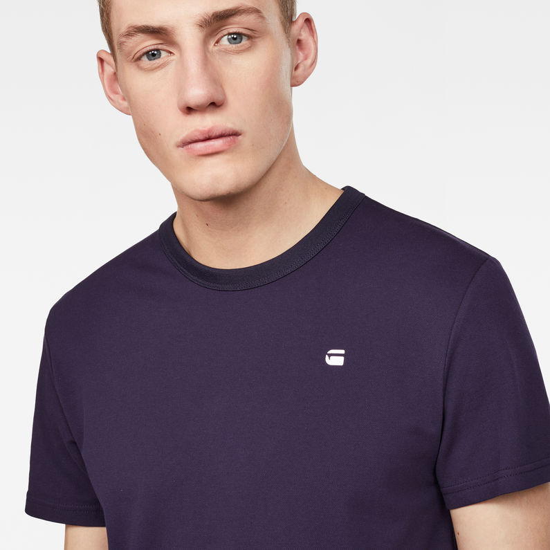 G-Star RAW® Bonded T-Shirt Purple detail shot