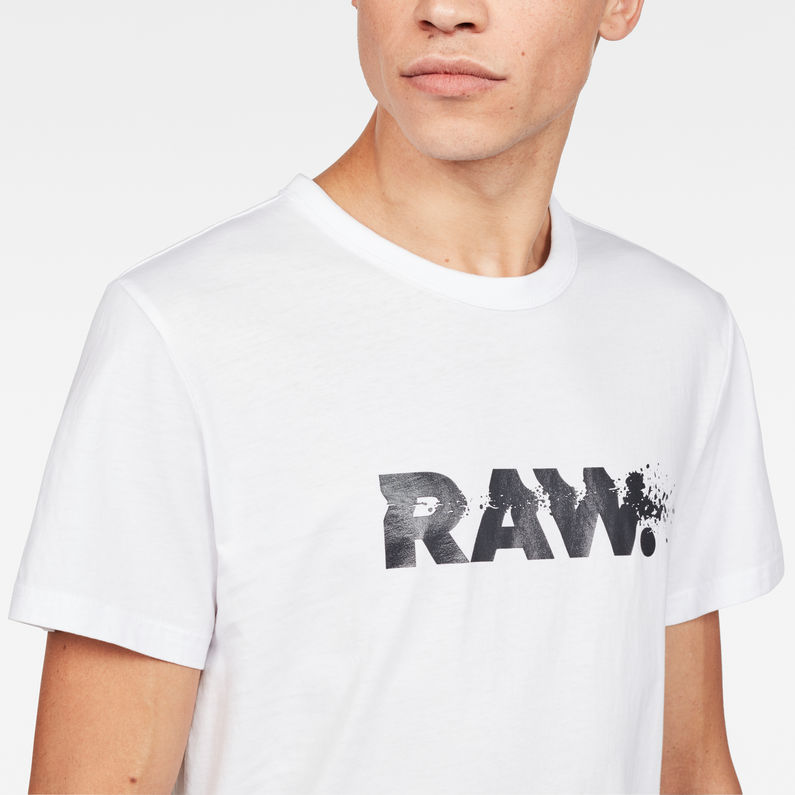 G-Star RAW® Broaf T-Shirt White detail shot