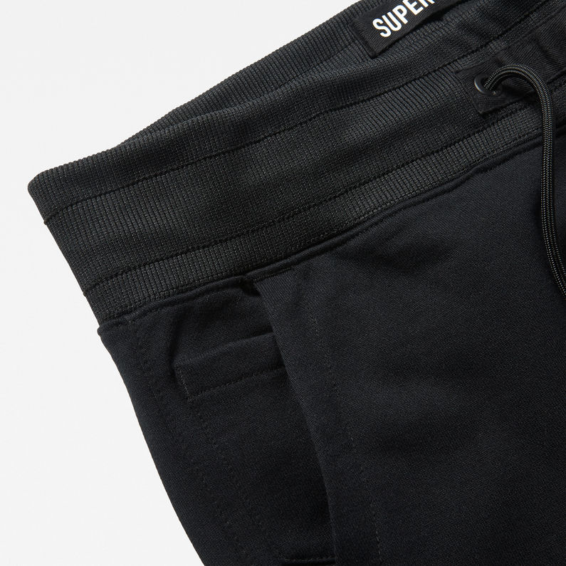 G-Star RAW® Motac Skinny Sweatpants Black detail shot