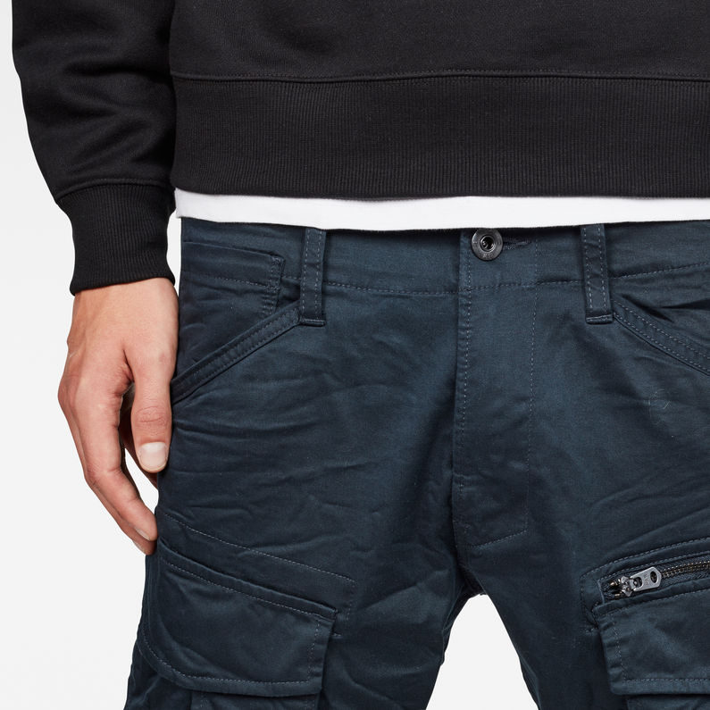 G-Star RAW® Rovic Zip 3D Tapered Pants Medium blue detail shot