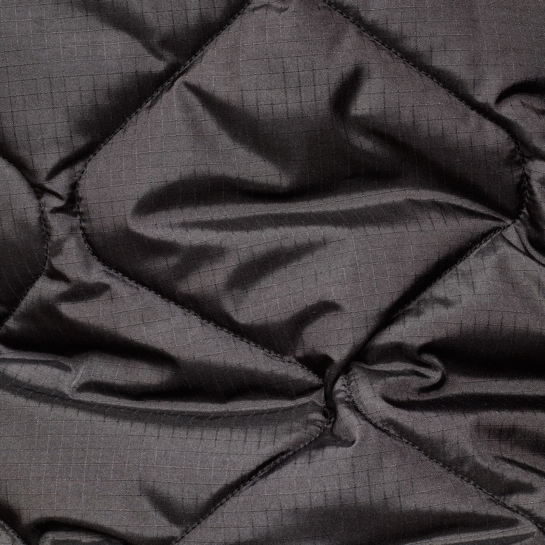 G-Star RAW® Edla Transeasonal Liner Overshirt Noir fabric shot