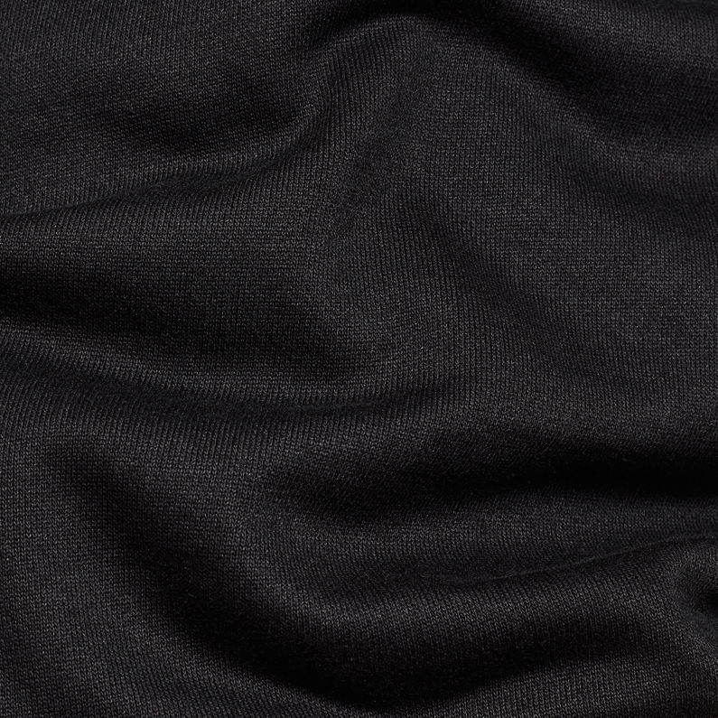 G-Star RAW® Stor Hooded Sweater Black fabric shot