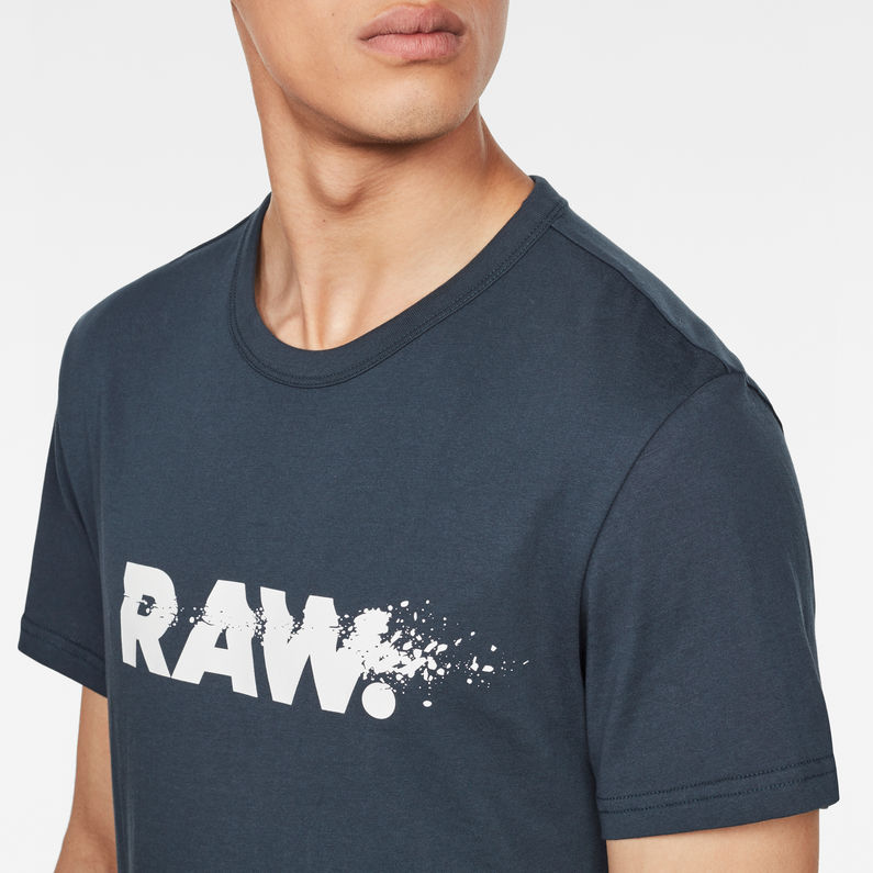 G-Star RAW® Broaf T-Shirt Medium blue detail shot