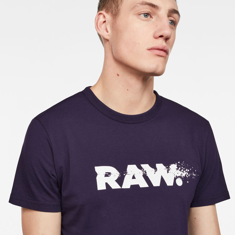 G-Star RAW® Broaf T-Shirt Purple detail shot