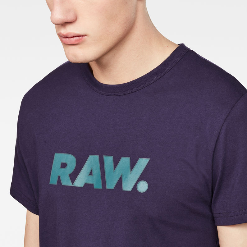 G-Star RAW® Xenoli T-Shirt Purple detail shot