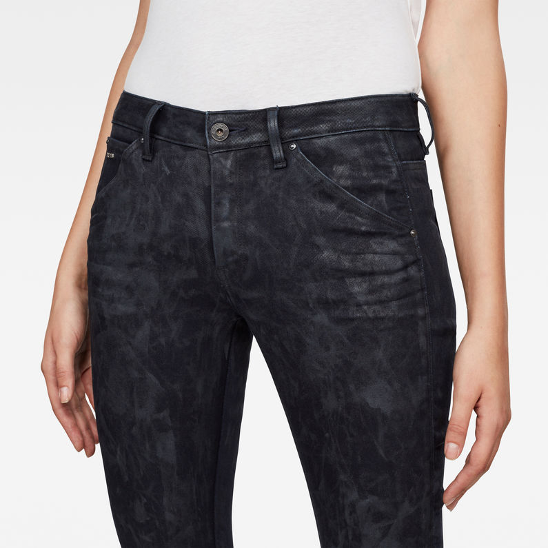 G-Star RAW® 5622 Mid Waist Skinny Jeans Black