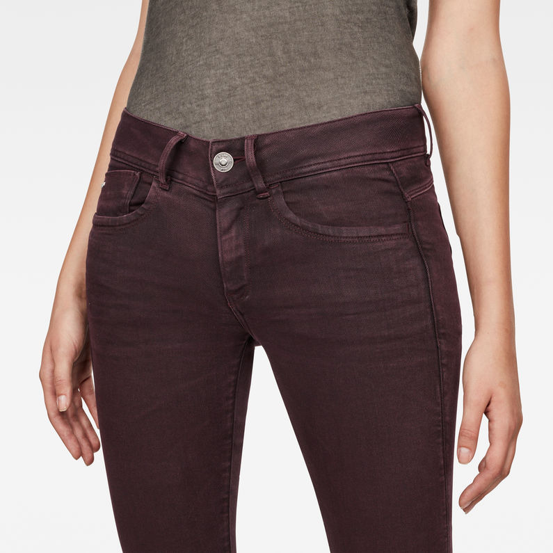 G-Star RAW® Lynn Mid-Waist Skinny Color Jeans Red