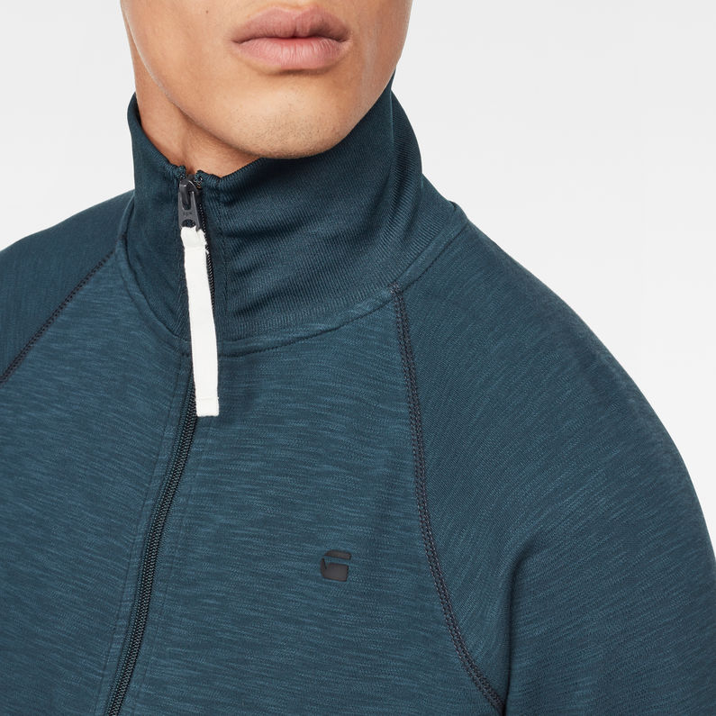 G-Star RAW® RC Jirgi Turtle-Neck Cardigan Medium blue detail shot