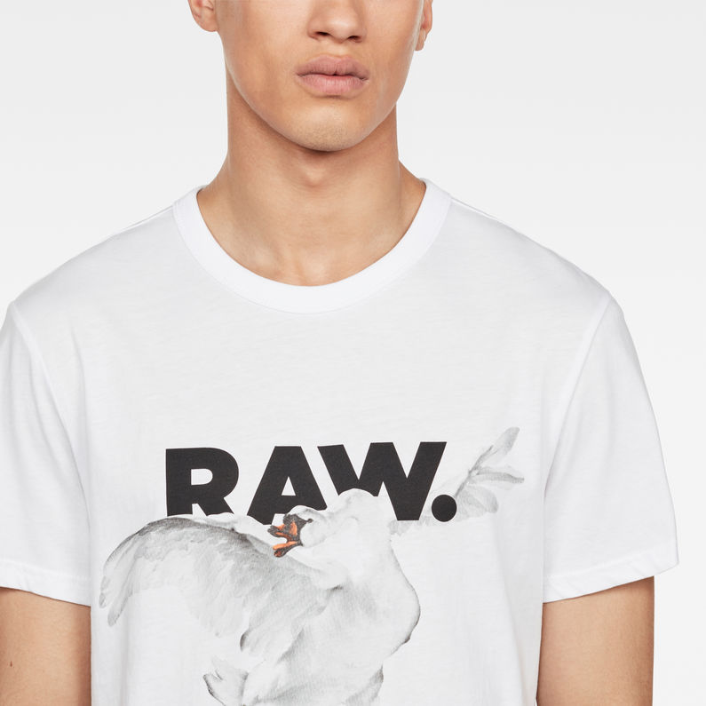 G-Star RAW® Thilea Regular T-Shirt White detail shot