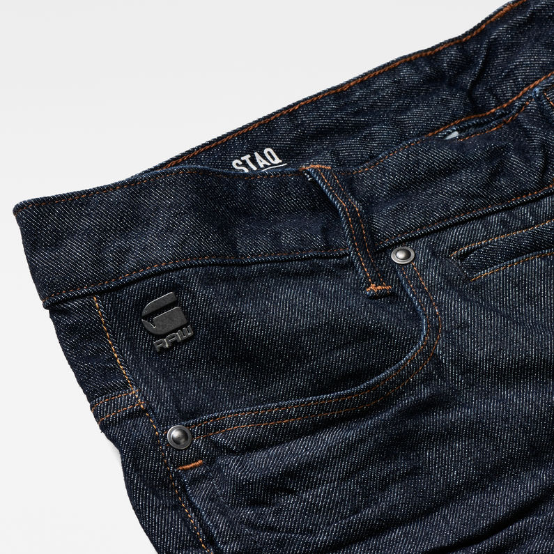 G-Star RAW® D-Staq 3D 1/2-Length Shorts Dark blue detail shot buckle