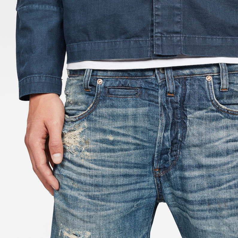 G-Star RAW® Raw Essentials D-Staq 3D Tapered Jeans Midden blauw