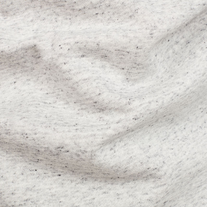 G-STAR® Calow Raglan Hooded Sweater Grau fabric shot