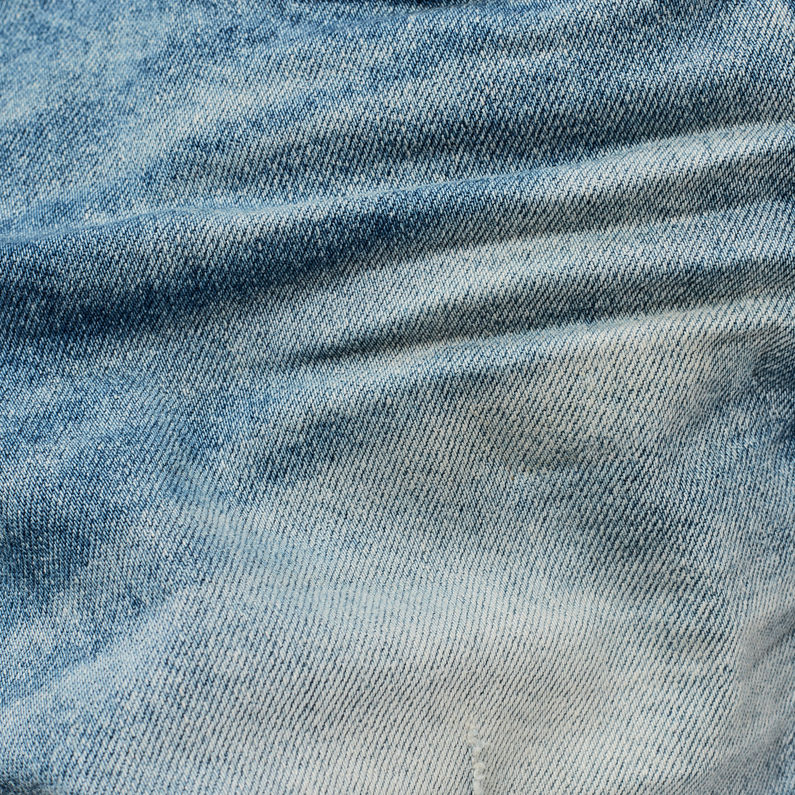 G-Star RAW® 3301 Ultra High-Waist Shorts Medium blue fabric shot