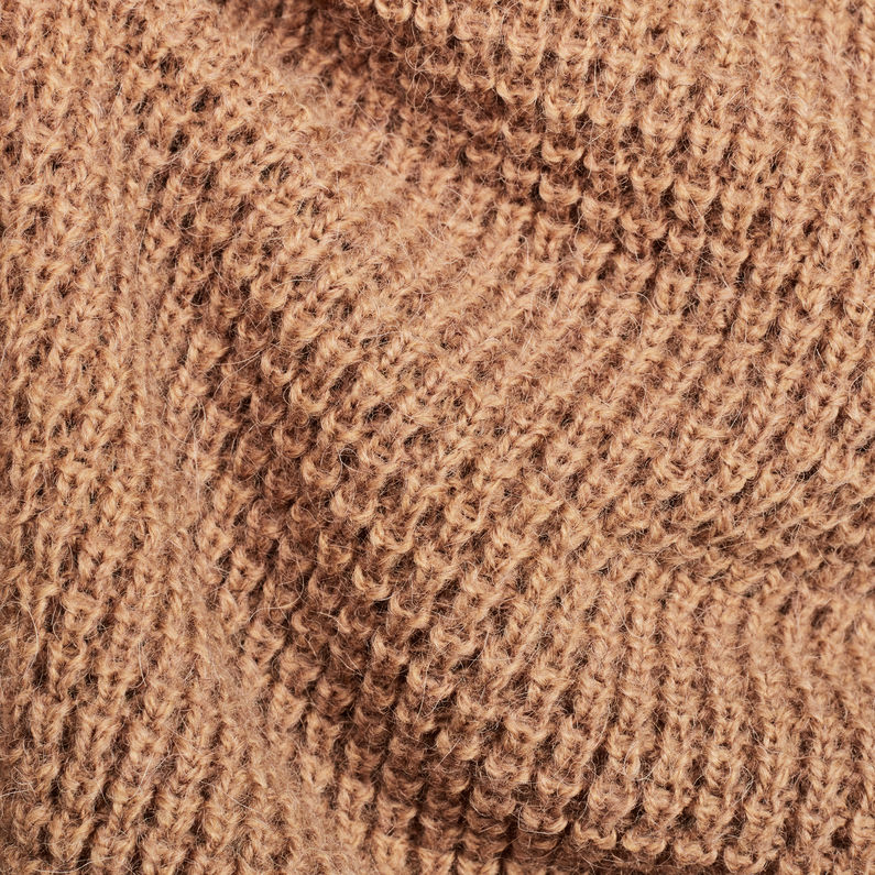 G-STAR® RC Suzaki Knit Brown fabric shot