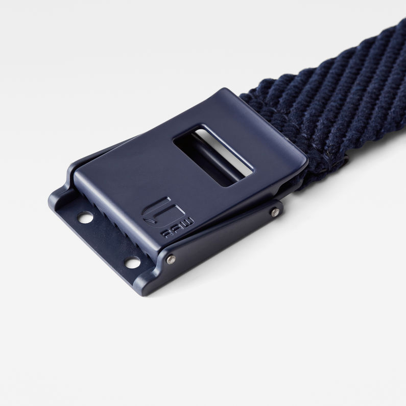 G-Star RAW® Xemy Webbing Belt Dark blue detail shot buckle