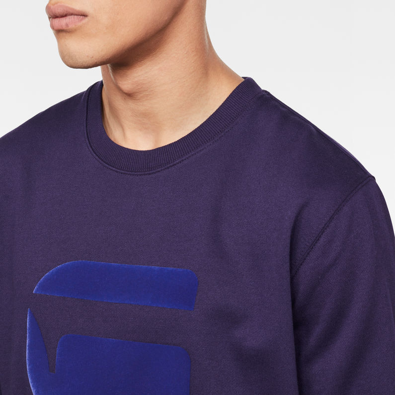 G-Star RAW® RC Ocelat Sweater Purple detail shot