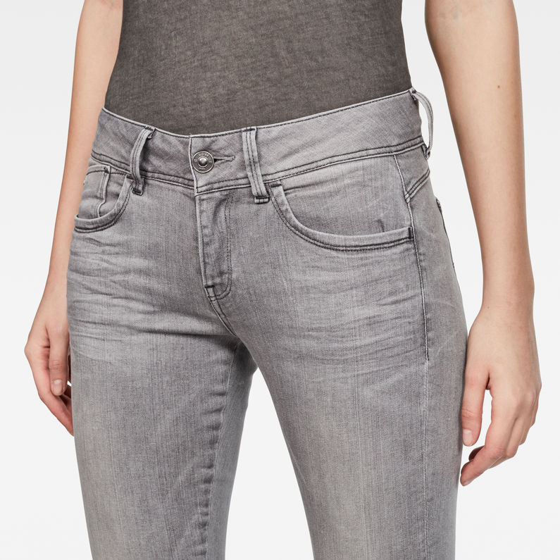 G-STAR® Lynn Lunar Mid-Waist Skinny Jeans Grau