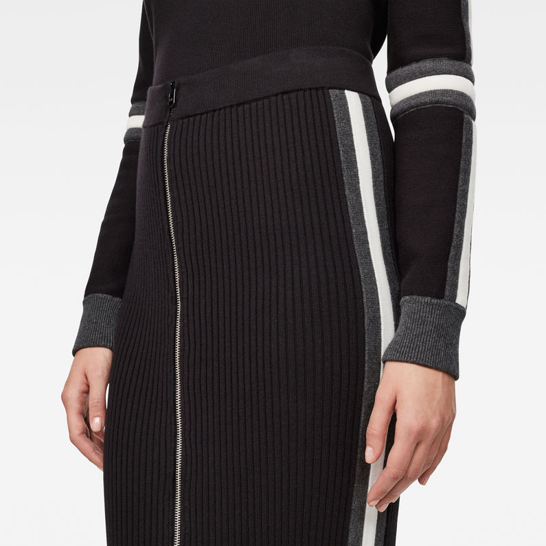 mid length knit skirts
