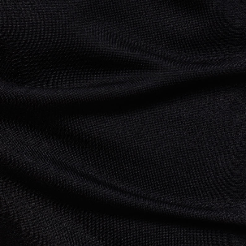 G-Star RAW® D-Staq Deconstructed Stripe Sweatpants Noir fabric shot