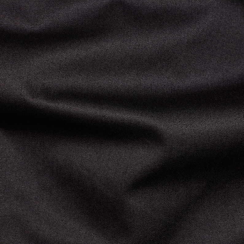 G-Star RAW® Hybrid Archive Woven Overshirt Noir fabric shot