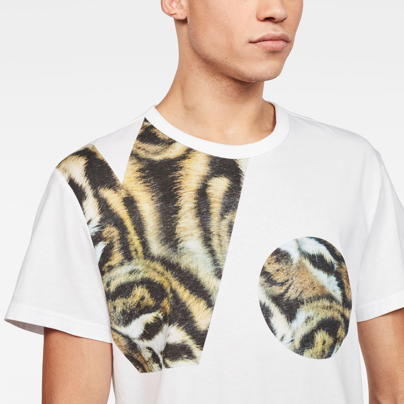 G-Star RAW® Torne T-Shirt Weiß detail shot