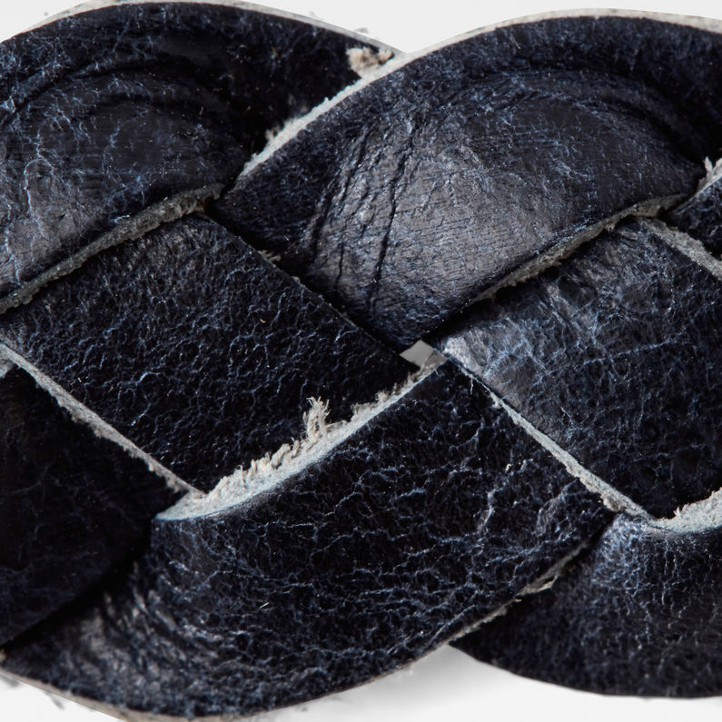 G-STAR® Fida Braided Belt Dark blue fabric shot