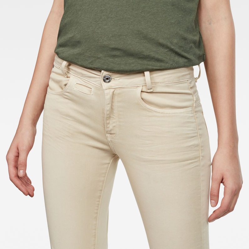 G-STAR® D-Staq 5-Pocket Mid Skinny Color Jeans White