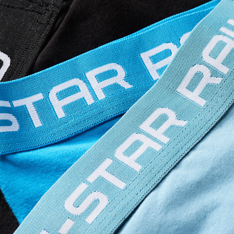 G-Star RAW® Classic Color Trunks 3-Pack Black detail shot
