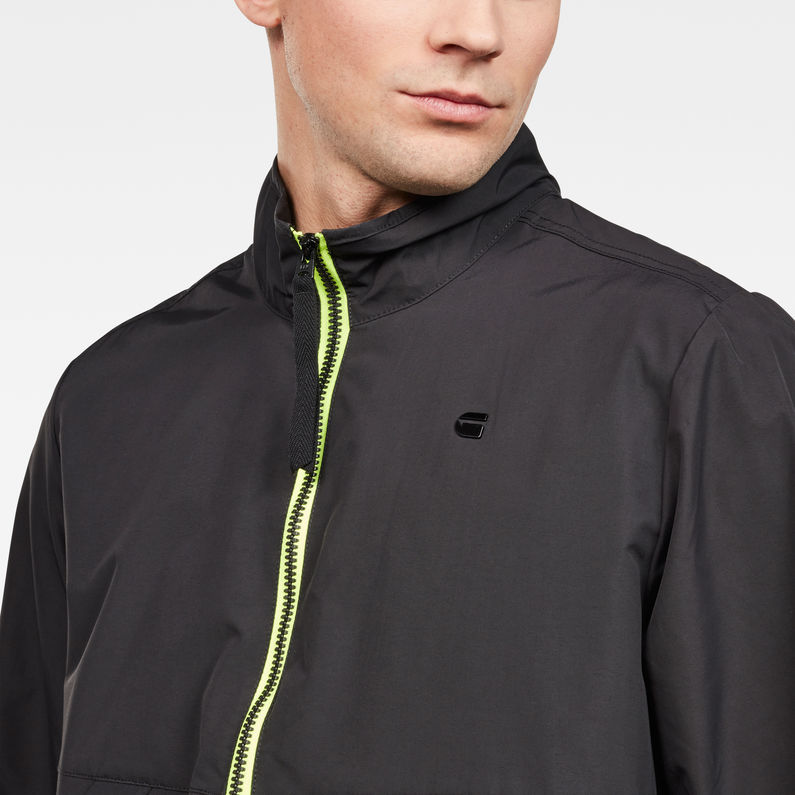 G-STAR® Deline Track Overshirt Negro detail shot