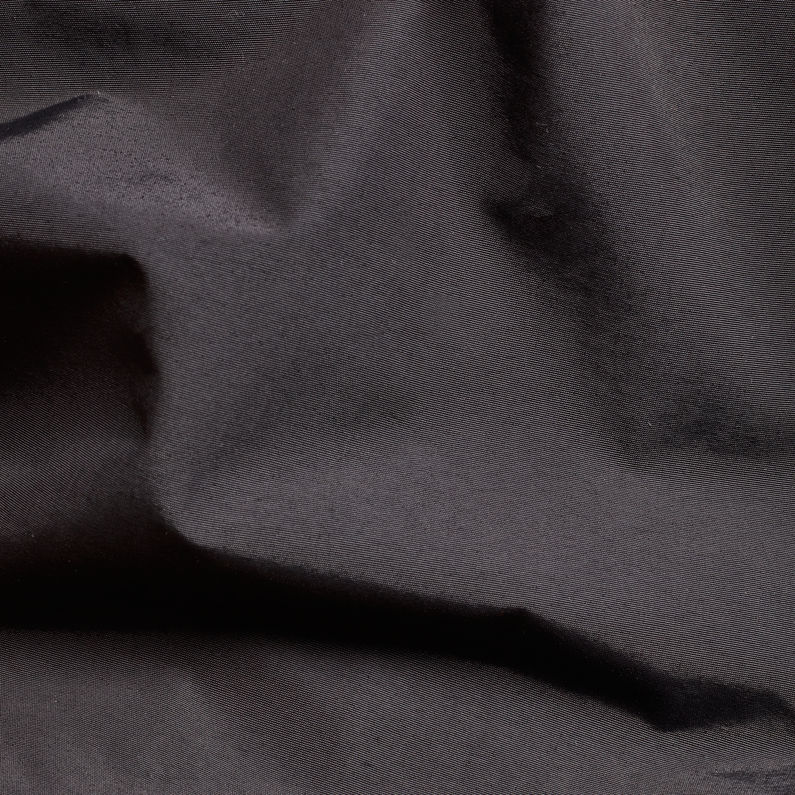 G-Star RAW® Deline Track Overshirt Noir fabric shot
