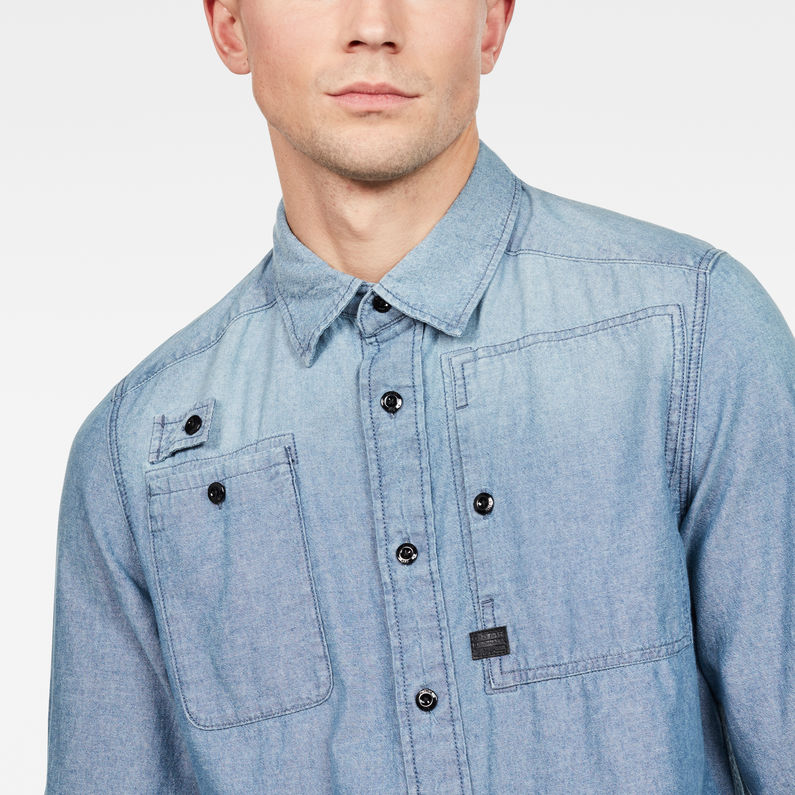 G-Star RAW® H-A Stalt Utility Straight Shirt Medium blue