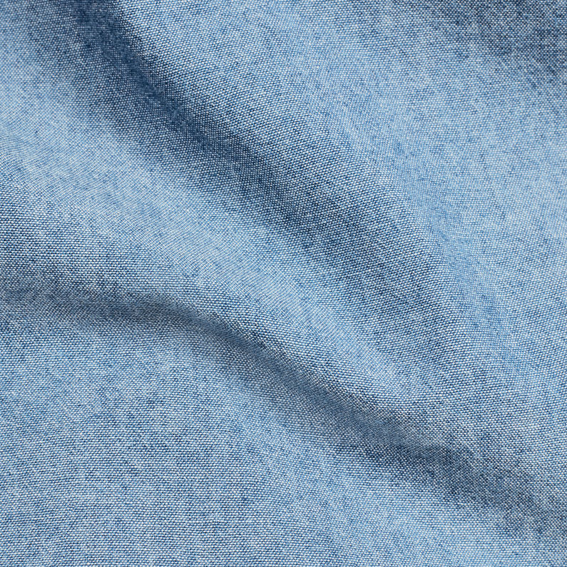 H-A Stalt Utility Straight Shirt | Medium blue | G-Star RAW® US