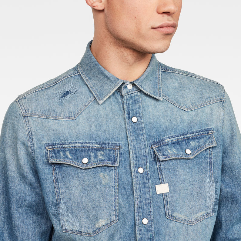 G-Star RAW® 3301 Graft Shirt Medium blue