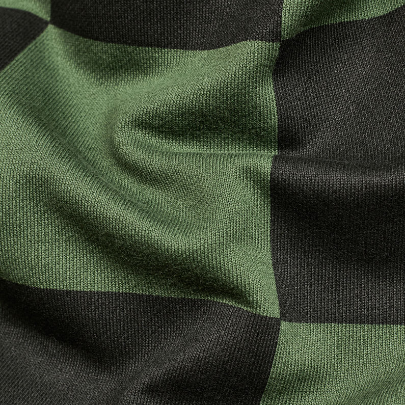 G-Star RAW® CC Stalt Deconstructed Sweater Grün fabric shot