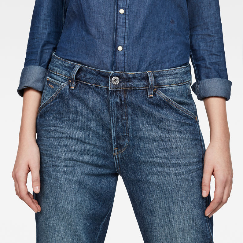 G-Star RAW® 5622 3D High Waist Boyfriend 7/8-Length Jeans Medium blue