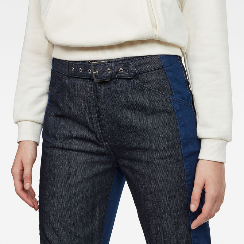 G-Star RAW® 5622 Racewood High Tapered 7/8-Length Pants Dark blue detail shot