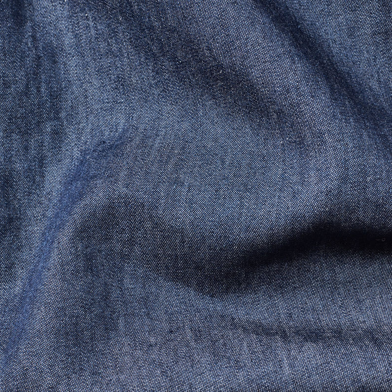G-Star RAW® 3301 Fit & Flare Dress Dark blue fabric shot