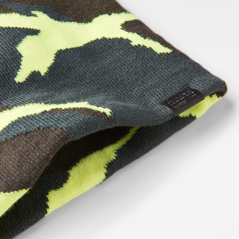 G-Star RAW® Effo long beanie Gelb detail shot buckle